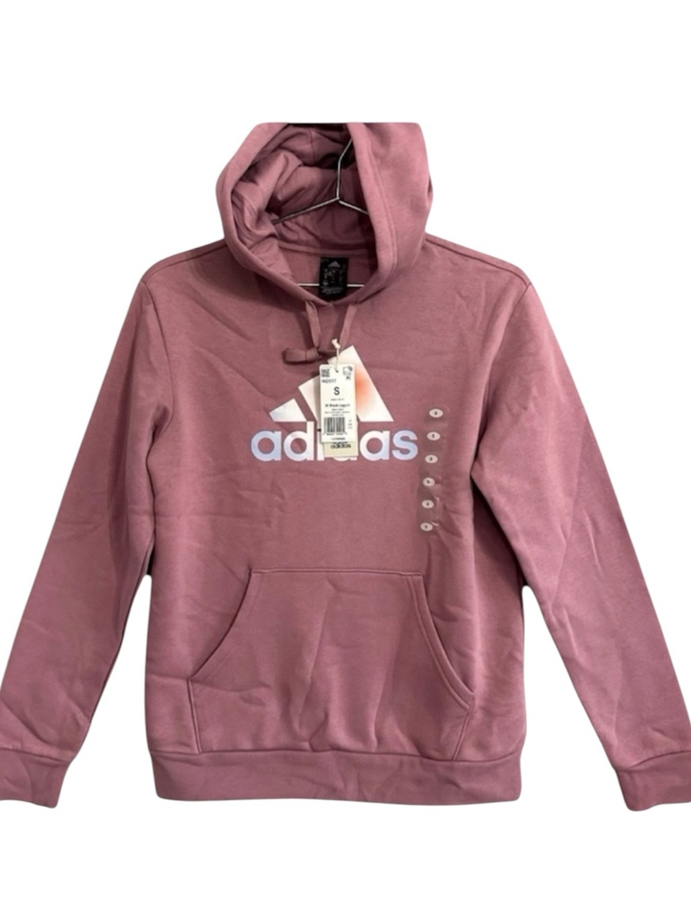 Women’s  Adidas Hoodie Size Small Orchid Big Trefoil Logo Athletic New